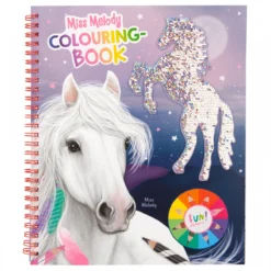 Depesche 11163 Pferd Miss Melody Malbuch Mit Pailletten Colouring-Book Pferde -Nicii Plusch Geschaft 0011163 0011163 11163 3 image zoom