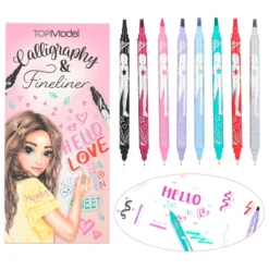 Depesche 11392 TOPModel Kalligraphy Und Fineliner Set Handlettering Fineliner