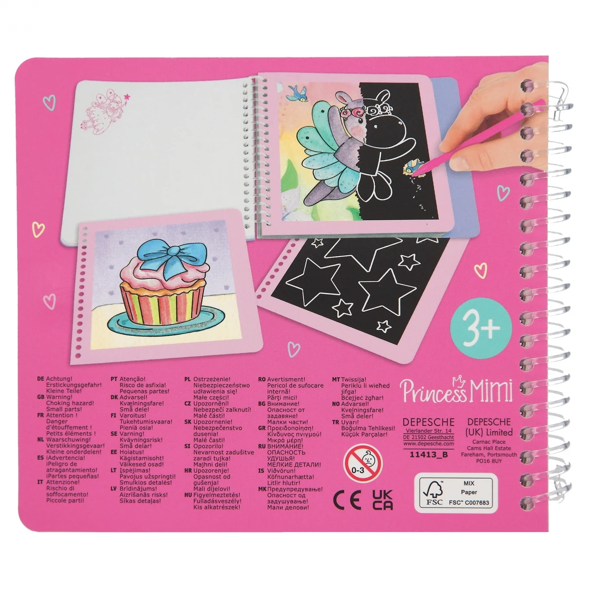 Depesche 11413_B Princess Mimi Mini Magic Scratch Book Prinzessin Kratzbilder 4 Depesche 11413_B Princess Mimi Mini Magic Scratch Book Prinzessin Kratzbilder – Bild 4