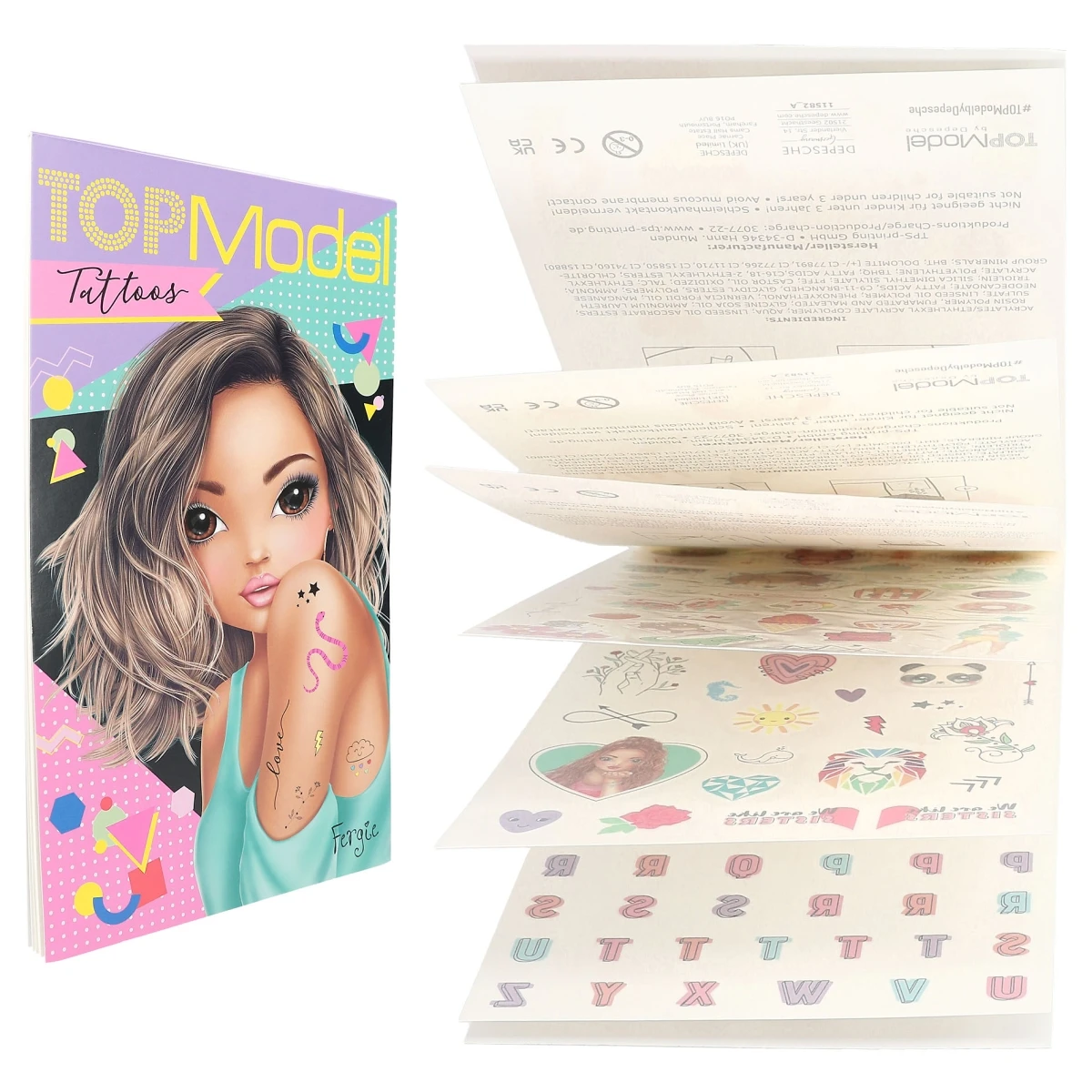 Depesche 11582 TOPModel Tattooblock 6 Bögen Temporäre Tattoos Mit Tollen Motiven 3 Depesche 11582 TOPModel Tattooblock 6 Bögen Temporäre Tattoos Mit Tollen Motiven – Bild 3