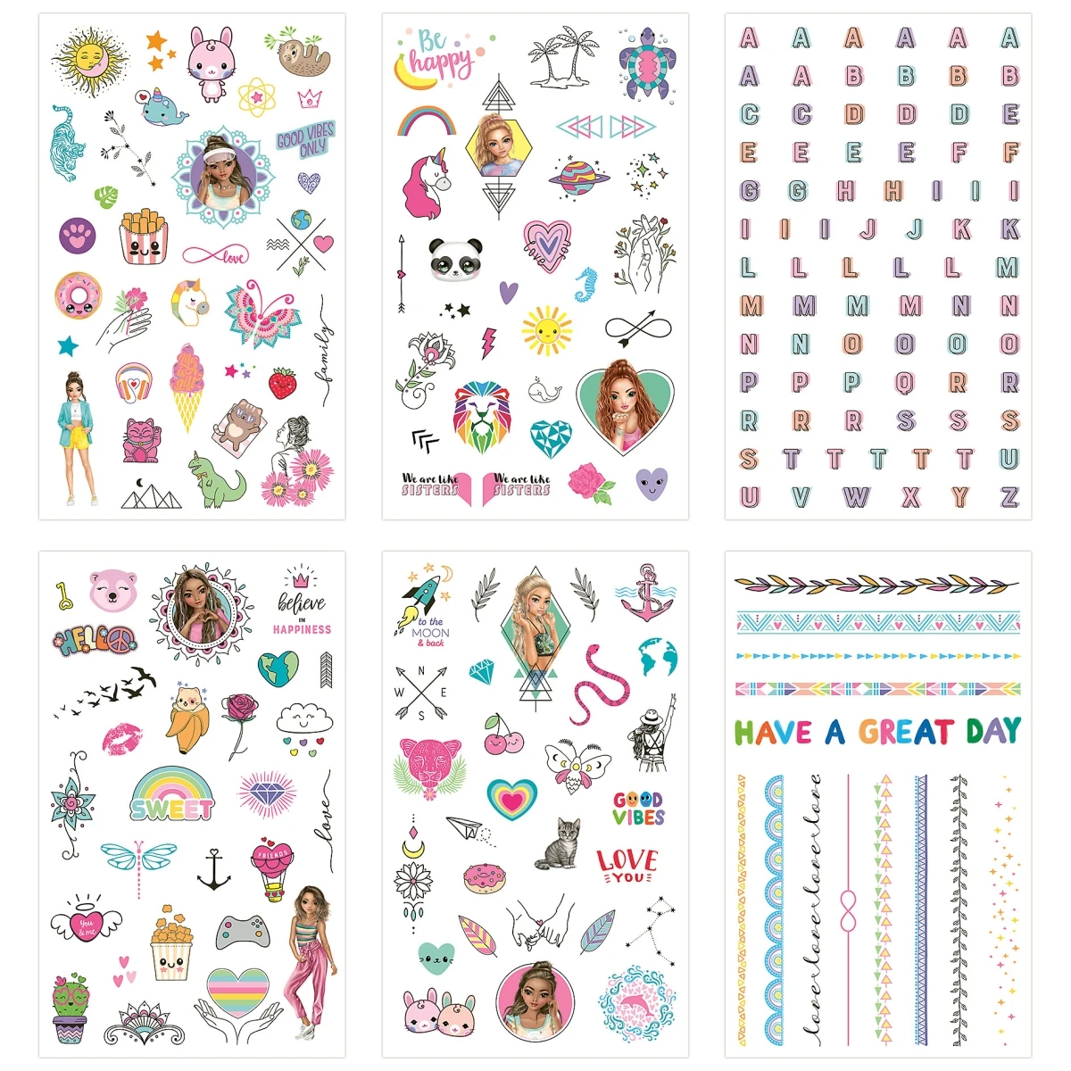 Depesche 11582 TOPModel Tattooblock 6 Bögen Temporäre Tattoos Mit Tollen Motiven 4 Depesche 11582 TOPModel Tattooblock 6 Bögen Temporäre Tattoos Mit Tollen Motiven – Bild 4