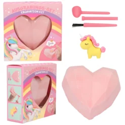 Depesche 11710 Einhorn Ylvi And The Minimoomis Ausgrabungs-Set 10x10x4cm - Rosa