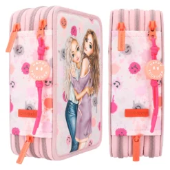 Depesche 11741 TOPModel 3-Fach Federtasche HAPPY TOGETHER Smiley-Allover -Nicii Plusch Geschaft 0011741 0011741 11741 3 image zoom