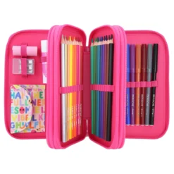 Depesche 11970 TOPModel 3-Fach Federtasche SELFLOVE Christy Good Vibes Wörter -Nicii Plusch Geschaft 0011970 0011970 11970 7 image zoom