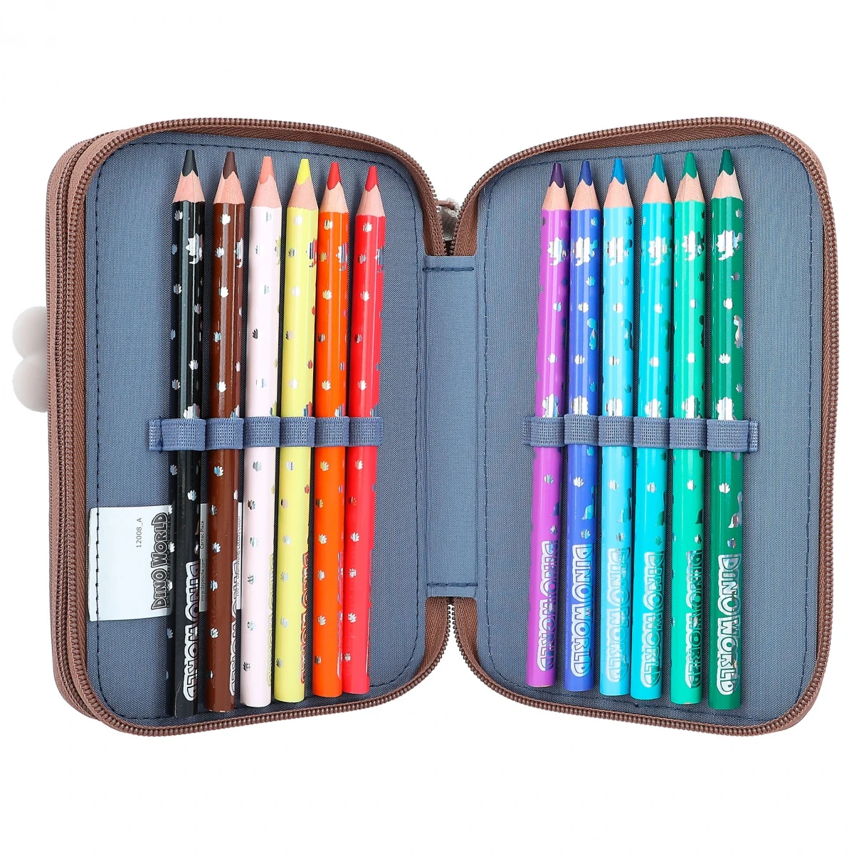 Depesche 12008 Dino World 2-Fach Federtasche Braun DINO Mini Dinosaurier T-Rex 5 Depesche 12008 Dino World 2-Fach Federtasche Braun DINO Mini Dinosaurier T-Rex – Bild 5