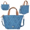 Depesche 12024 Miss Melody Mini Shopper BLUE QUILT Blau Gesteppt Shopper-Tasche
