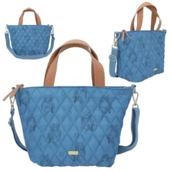 Depesche 12024 Miss Melody Mini Shopper BLUE QUILT Blau Gesteppt Shopper-Tasche