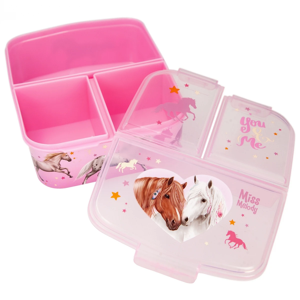 Depesche 12038 Pferd Miss Melody Brotdose Lunchbox WILD HORSES Rosa You & Me 4 Depesche 12038 Pferd Miss Melody Brotdose Lunchbox WILD HORSES Rosa You & Me – Bild 4