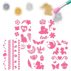 Depesche 12039 Ylvi And The Minimoomis Glitzer Tattoo Set Einhorn Abwaschbar -Nicii Plusch Geschaft 0012039 0012039 12039 5 image zoom