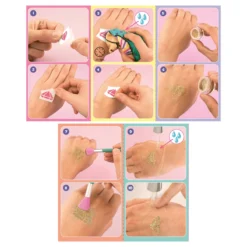 Depesche 12039 Ylvi And The Minimoomis Glitzer Tattoo Set Einhorn Abwaschbar -Nicii Plusch Geschaft 0012039 0012039 12039 6 image zoom