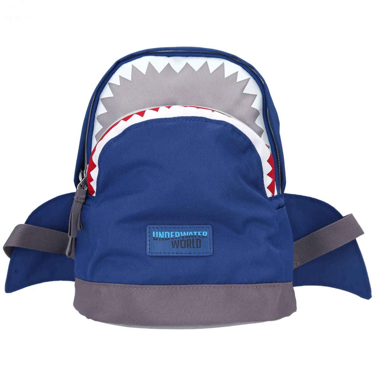 Depesche 12042 Dino World Kinder - Rucksack Hai UNDERWATER World Ca 27x22cm Blau 2 Depesche 12042 Dino World Kinder - Rucksack Hai UNDERWATER World Ca 27x22cm Blau – Bild 2