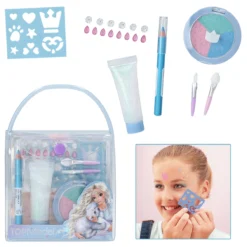 Depesche 12044 TOPModel Schminkset Im Täschchen ICEWORLD Eisprinzessin Eisbär