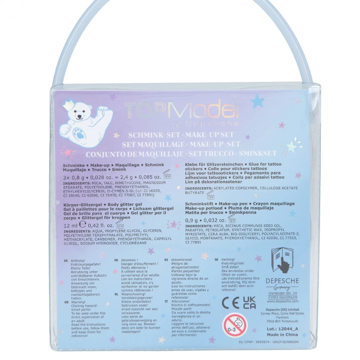 Depesche 12044 TOPModel Schminkset Im Täschchen ICEWORLD Eisprinzessin Eisbär 5 Depesche 12044 TOPModel Schminkset Im Täschchen ICEWORLD Eisprinzessin Eisbär – Bild 5