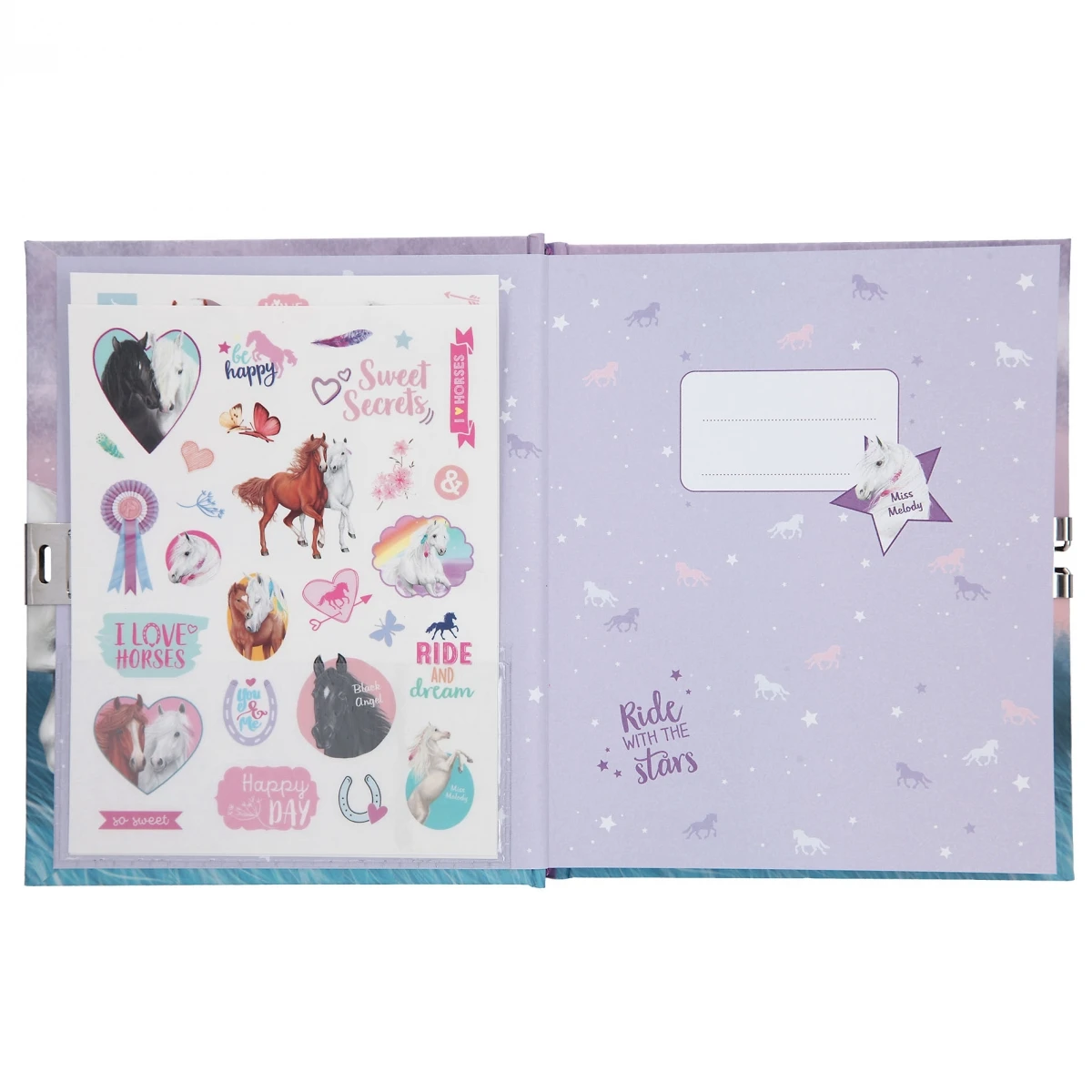 Depesche 12047_A Pferd Miss Melody Tagebuch Mit Stickern Melody & Black Angel 3 Depesche 12047_A Pferd Miss Melody Tagebuch Mit Stickern Melody & Black Angel – Bild 3