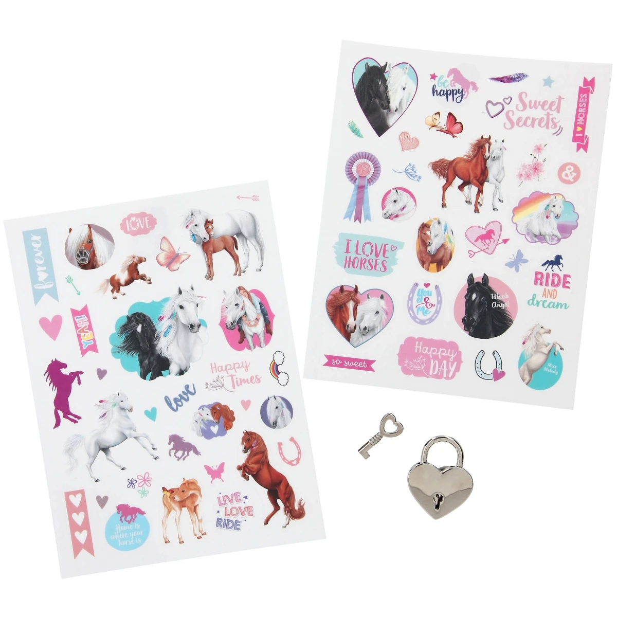 Depesche 12047_A Pferd Miss Melody Tagebuch Mit Stickern Melody & Black Angel 5 Depesche 12047_A Pferd Miss Melody Tagebuch Mit Stickern Melody & Black Angel – Bild 5