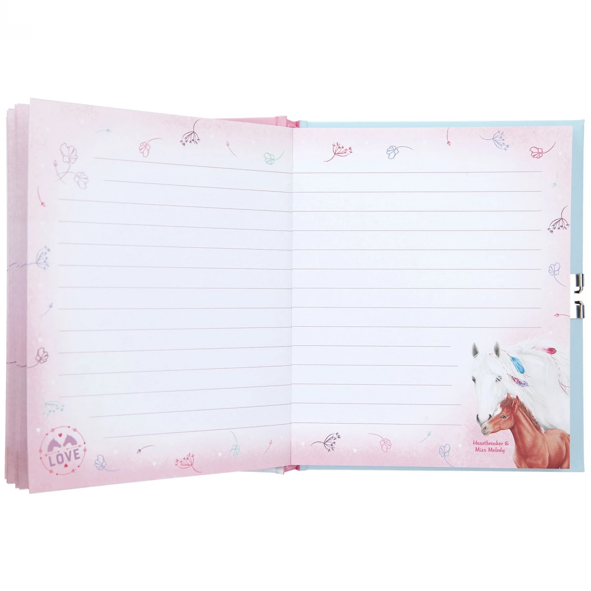 Depesche 12048_A Pferd Miss Melody Tagebuch Mit Stickern Melody Herzchen Pink 4 Depesche 12048_A Pferd Miss Melody Tagebuch Mit Stickern Melody Herzchen Pink – Bild 4