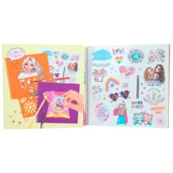 Depesche 12050 TOPModel T-Shirt Designer Malbuch Design-Ideen +Sticker Kreativ -Nicii Plusch Geschaft 0012050 0012050 12050 4 image zoom