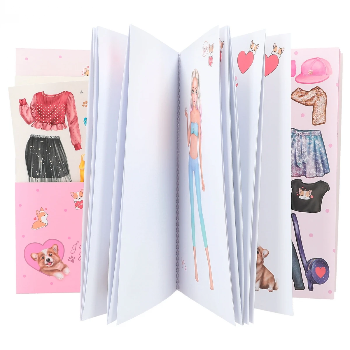 Depesche 12074 TOPModel Dress Me Up Groß CORGI Hunde & Hayden Sticker Kreativ 3 Depesche 12074 TOPModel Dress Me Up Groß CORGI Hunde & Hayden Sticker Kreativ – Bild 3