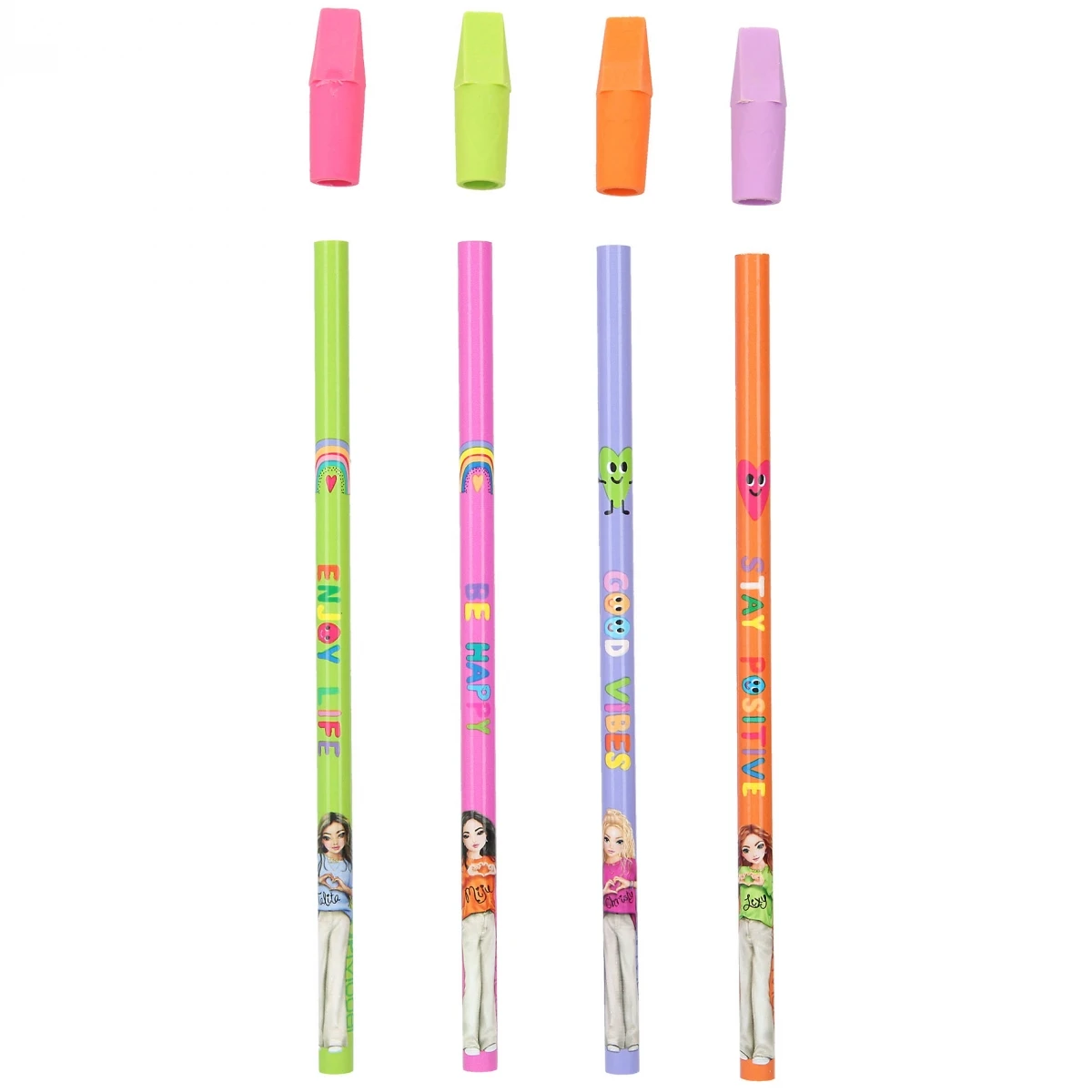 Depesche 12088 TOPModel Bleistift-Set Mit Radier-Topper SELFLOVE Good Vibes 3 Depesche 12088 TOPModel Bleistift-Set Mit Radier-Topper SELFLOVE Good Vibes – Bild 3