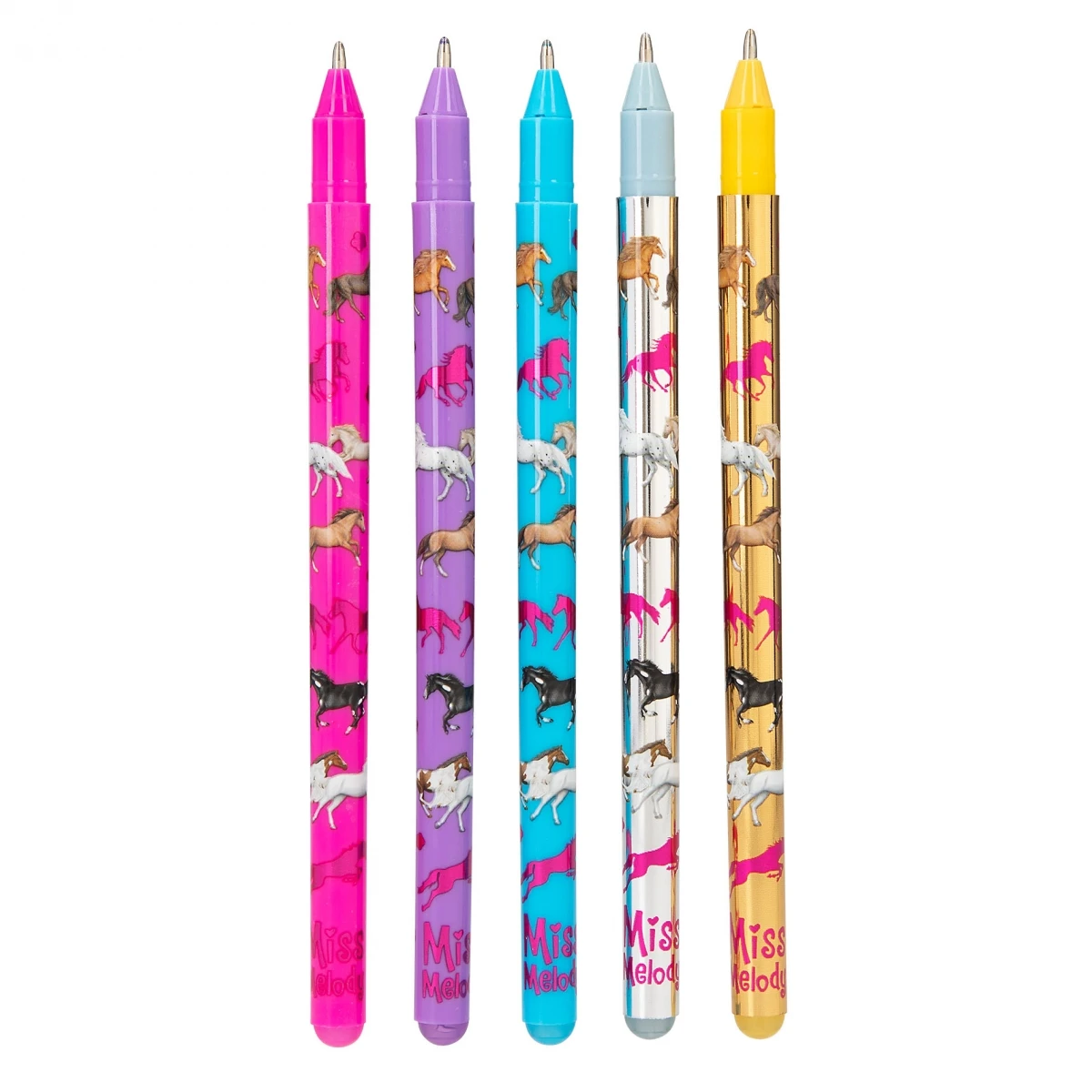 Depesche 12109 Pferd Miss Melody Glitter Gelstifte-Set 5 Glitzer-Gelstifte 4 Depesche 12109 Pferd Miss Melody Glitter Gelstifte-Set 5 Glitzer-Gelstifte – Bild 4