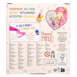 Depesche 12120 Princess Prinzessin Mimi Magische Filzstifte 5 Stifte = 10 Farben -Nicii Plusch Geschaft 0012120 0012120 12120 7 image zoom