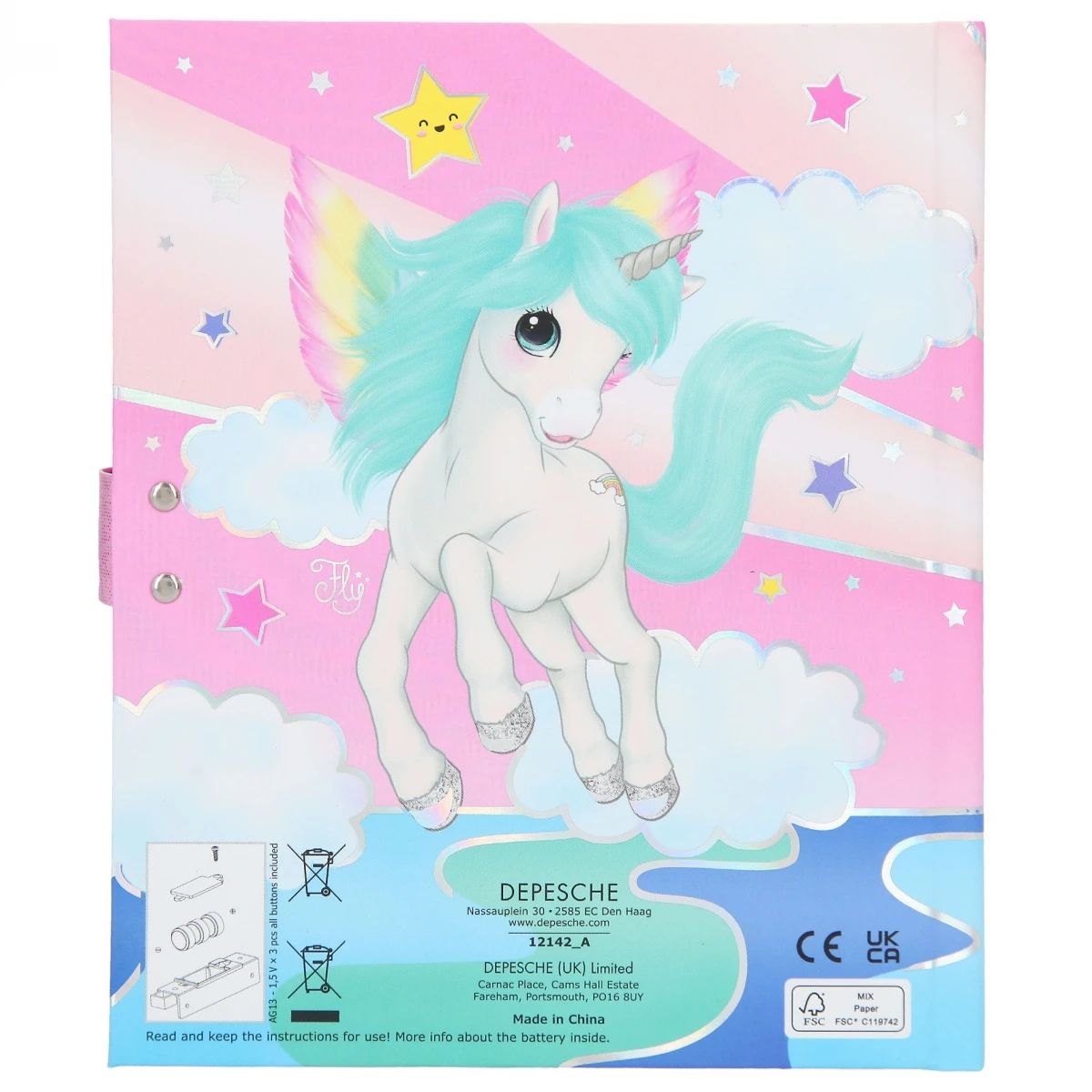 Depesche 12142 Ylvi And The Minimoomis Tagebuch Mit LED, Code & Sound Einhorn 5 Depesche 12142 Ylvi And The Minimoomis Tagebuch Mit LED, Code & Sound Einhorn – Bild 5