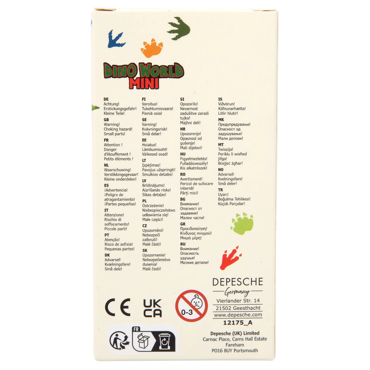 Depesche 12175 Dino World Mini Dino Tricolor Wachsmaler Set Stifte Dinosaurier 6 Depesche 12175 Dino World Mini Dino Tricolor Wachsmaler Set Stifte Dinosaurier – Bild 6