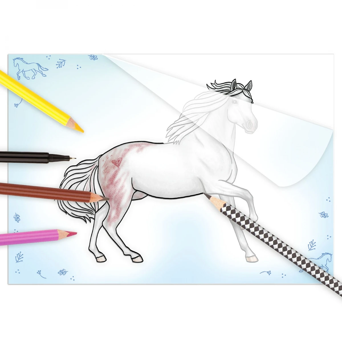 Depesche 12179 Pferd Miss Melody Durchpausbuch 24 Motive Kreativbuch Malbuch 3 Depesche 12179 Pferd Miss Melody Durchpausbuch 24 Motive Kreativbuch Malbuch – Bild 3