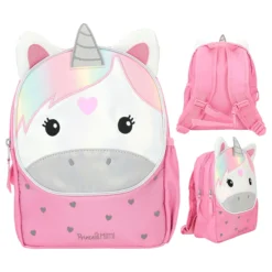 Depesche 12207 Princess Prinzessin Mimi Rucksack Einhorn Glitzer Rosa Vor-Schule