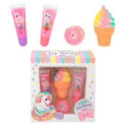Depesche 12208 Einhorn Ylvi And The Minimoomis Lipgloss Set Candy-Shop-Style