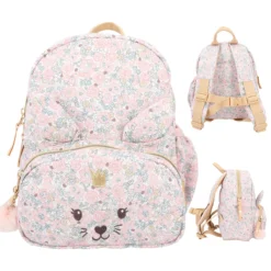 Depesche 12211 Princess Prinzessin Mimi Rucksack Blümchen Häschen-Design
