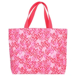 Depesche 12234 TOPModel Shopper-Tasche ONE LOVE Tragetasche Rot-rosa Mit Herzen -Nicii Plusch Geschaft 0012234 0012234 12234 5 image zoom