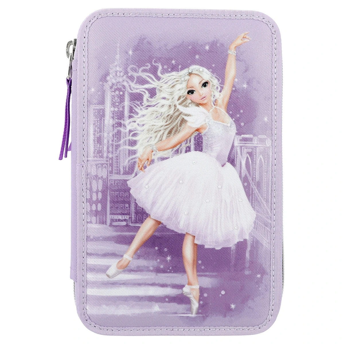 Depesche 12249 TOPModel 3-Fach Federtasche BALLET Ballett Ballerina Lila 2 Depesche 12249 TOPModel 3-Fach Federtasche BALLET Ballett Ballerina Lila – Bild 2
