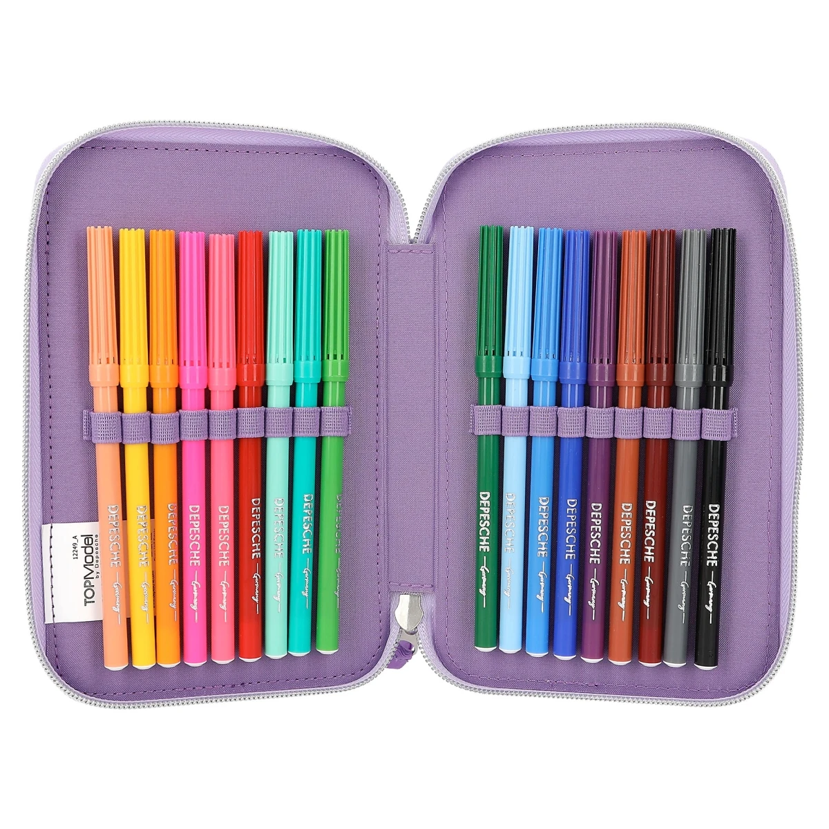 Depesche 12249 TOPModel 3-Fach Federtasche BALLET Ballett Ballerina Lila 6 Depesche 12249 TOPModel 3-Fach Federtasche BALLET Ballett Ballerina Lila – Bild 6