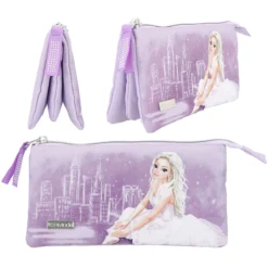 Depesche 12254 TOPModel Fächerschlamper Mäppchen BALLET Ballett Ballerina Lila