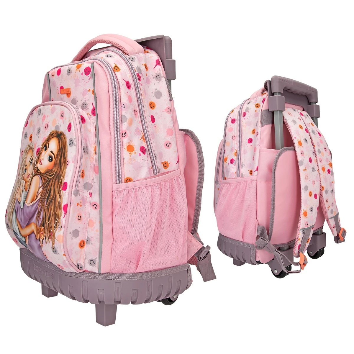 Depesche 12267 TOPModel Schulrucksack Trolley HAPPY TOGETHER Smiley-Allover 6 Depesche 12267 TOPModel Schulrucksack Trolley HAPPY TOGETHER Smiley-Allover – Bild 6