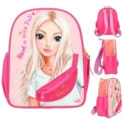 Depesche 12269 TOPModel Rucksack Mit Crossbag HAPPY APPLICATION Candy Freizeit