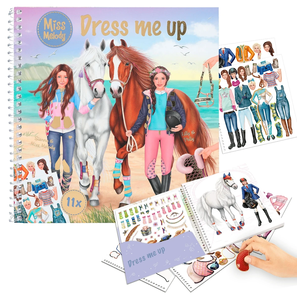 Depesche 12287 Pferd Miss Melody Dress Me Up Sticker- Und Malbuch Kretivbuch 1 Depesche 12287 Pferd Miss Melody Dress Me Up Sticker- Und Malbuch Kretivbuch