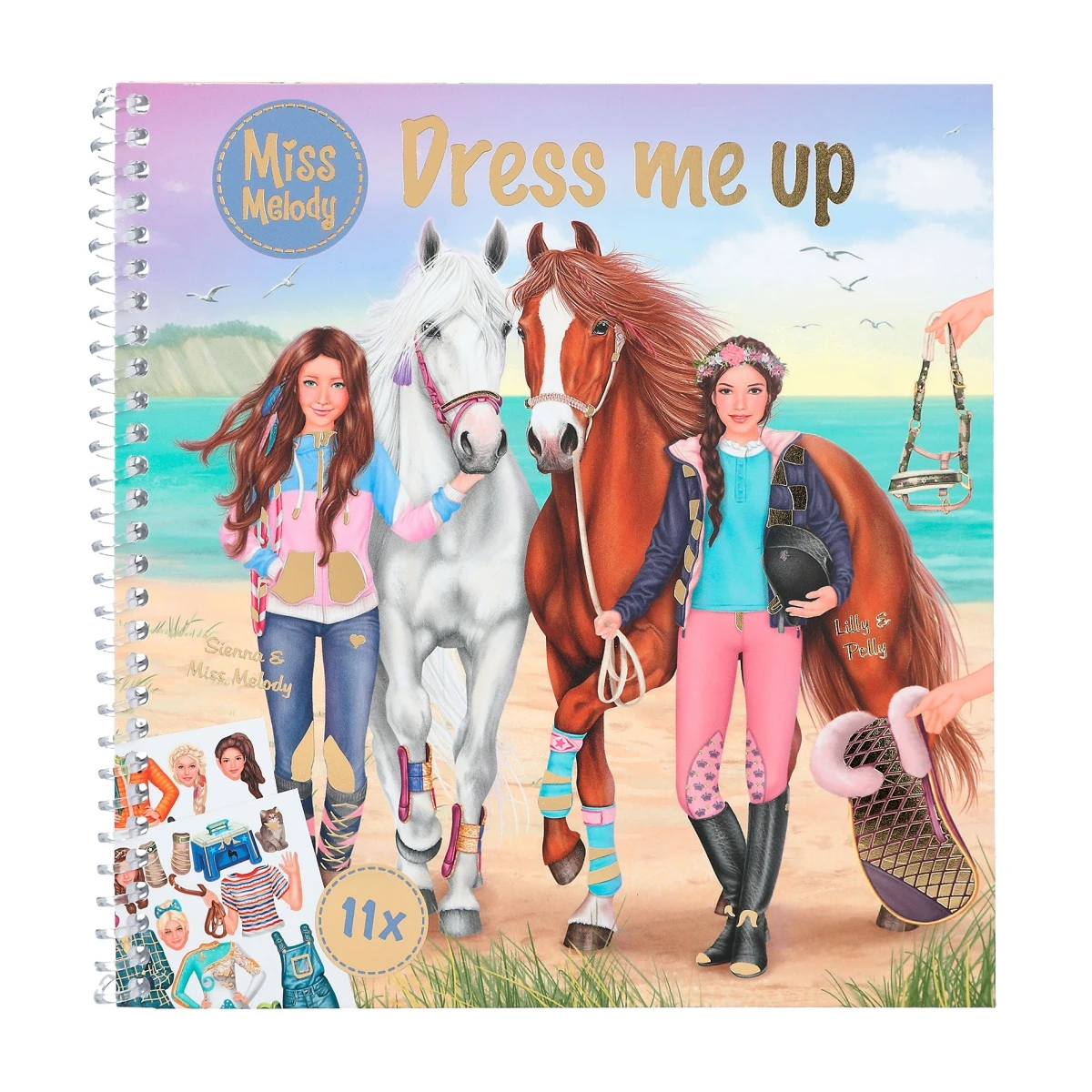Depesche 12287 Pferd Miss Melody Dress Me Up Sticker- Und Malbuch Kretivbuch 2 Depesche 12287 Pferd Miss Melody Dress Me Up Sticker- Und Malbuch Kretivbuch – Bild 2