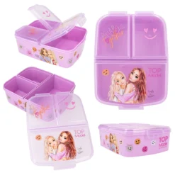 Depesche 12289 TOPModel Brotdose Lunchbox HAPPY TOGETHER Candy & Hayden Lila