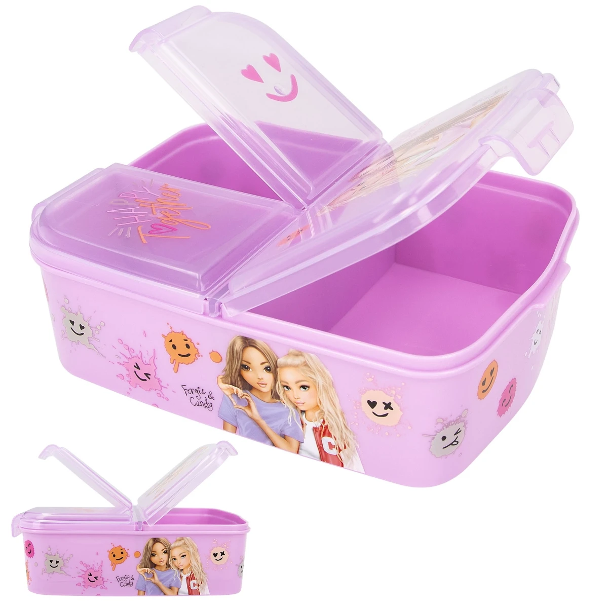 Depesche 12289 TOPModel Brotdose Lunchbox HAPPY TOGETHER Candy & Hayden Lila 4 Depesche 12289 TOPModel Brotdose Lunchbox HAPPY TOGETHER Candy & Hayden Lila – Bild 4