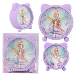 Depesche 12293 TOPModel Wecker MERMAID Meerjungfrau & Axolotl Lila Violett