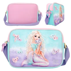 Depesche 12302 TOPModel Große Umhängetasche MERMAID Meerjungfrau & Axolotl