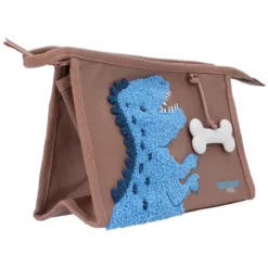 Depesche 12308 Dino World Waschtasche Braun DINO Mini Kulturbeutel Mäppchen -Nicii Plusch Geschaft 0012308 0012308 12308 3 image zoom