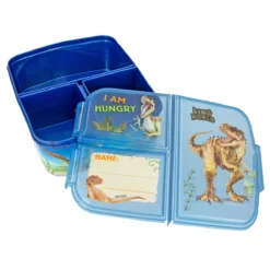 Depesche 12318 Dino World Brotdose Lunchbox HUNGRY Dinosaurier Blau -Nicii Plusch Geschaft 0012318 0012318 12318 3 image zoom