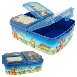 Depesche 12318 Dino World Brotdose Lunchbox HUNGRY Dinosaurier Blau -Nicii Plusch Geschaft 0012318 0012318 12318 4 image zoom