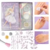 Depesche 12322 TOPModel Glitzer Tattoo Set BALLET Ballett Ballerina Einmaltattoo