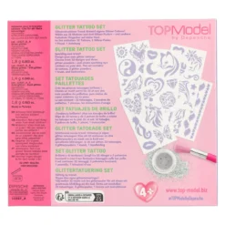 Depesche 12327 TOPModel Glitzer Tattoo Set BEAUTY And ME Klebetattoos & Glitzer -Nicii Plusch Geschaft 0012327 0012327 12327 7 image zoom