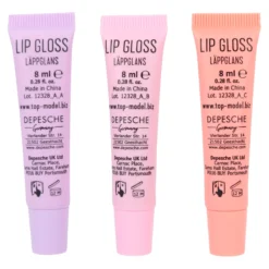 Depesche 12328 TOPModel Lipgloss Set BEAUTY And ME (flieder, Rosa, Pfirsich) 8 Depesche 12328 TOPModel Lipgloss Set BEAUTY And ME (flieder, Rosa, Pfirsich) -Nicii Plusch Geschaft 0012328 0012328 12328 5 image zoom