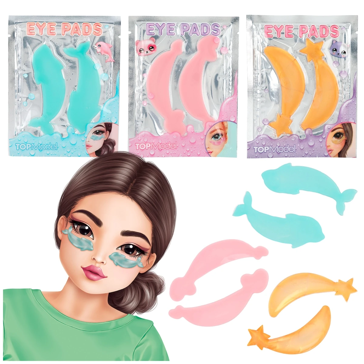 Depesche 12334 TOPModel 3er-Set Augenpad (pink, Gelb, Türkis) BEAUTY And ME 2 Depesche 12334 TOPModel 3er-Set Augenpad (pink, Gelb, Türkis) BEAUTY And ME – Bild 2